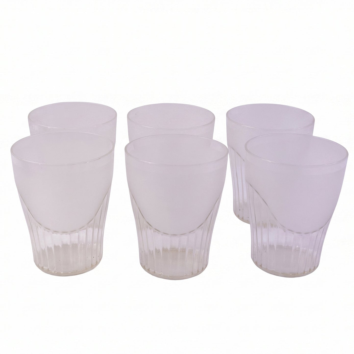 Classic Plastic Juice Glass Set Unbreakable Water Tumbler For Home (6 Pc Set)