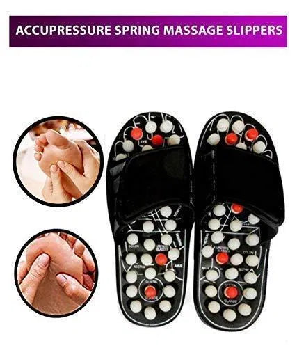 Acupressure Foot Massage Slippers Reflexology Massager- Yoga Paduka