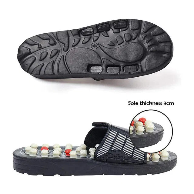 Acupressure Foot Massage Slippers Reflexology Massager- Yoga Paduka