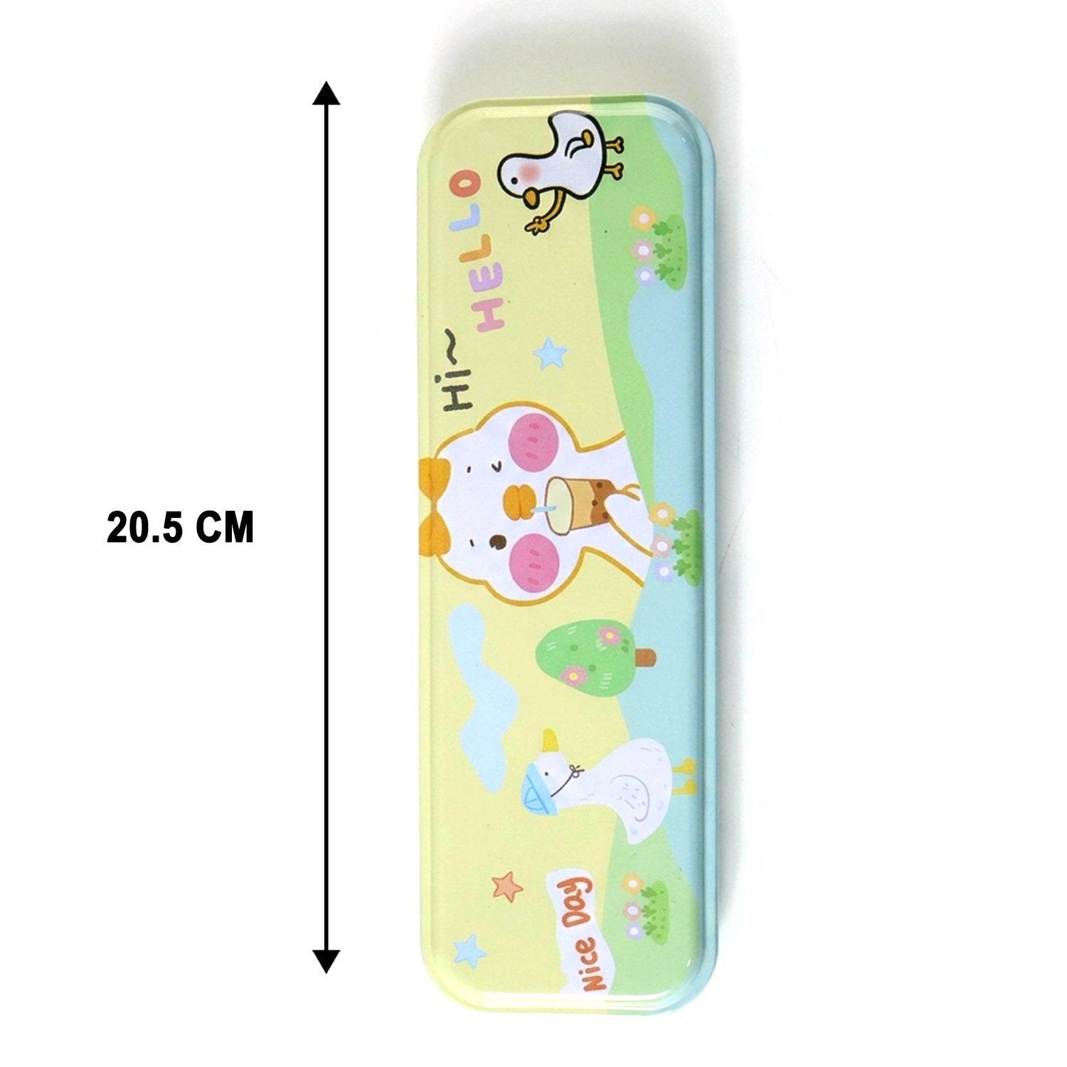Cute Cartoon Geometry Box Stationery Set (1 Set)
