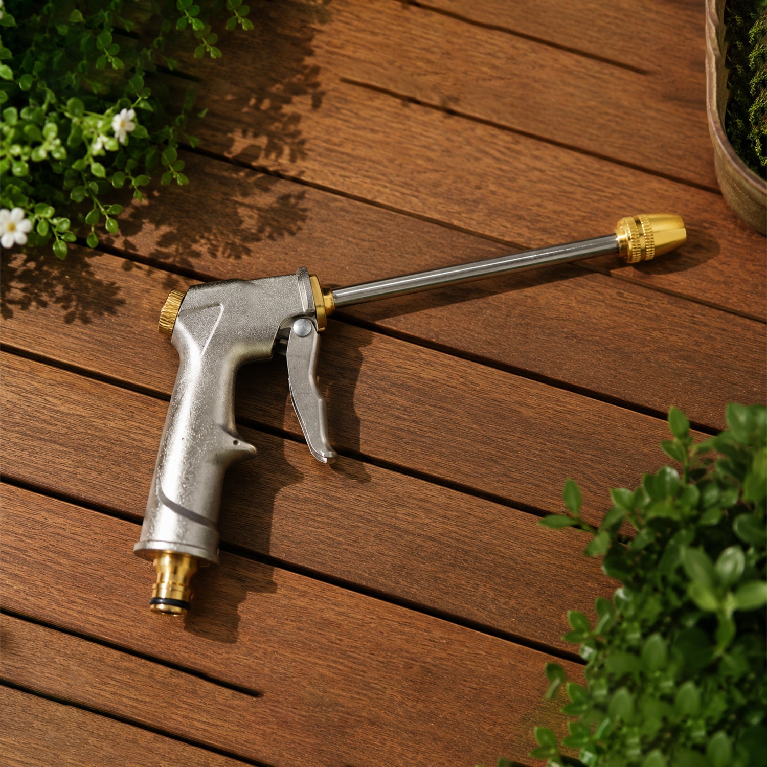 High Pressure Metal Water Gun  Powerful Cleaning  Garden Use