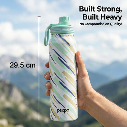 Pexpo Austin Art Stainless Steel Water Bottle 1000 Ml (1 Pc)