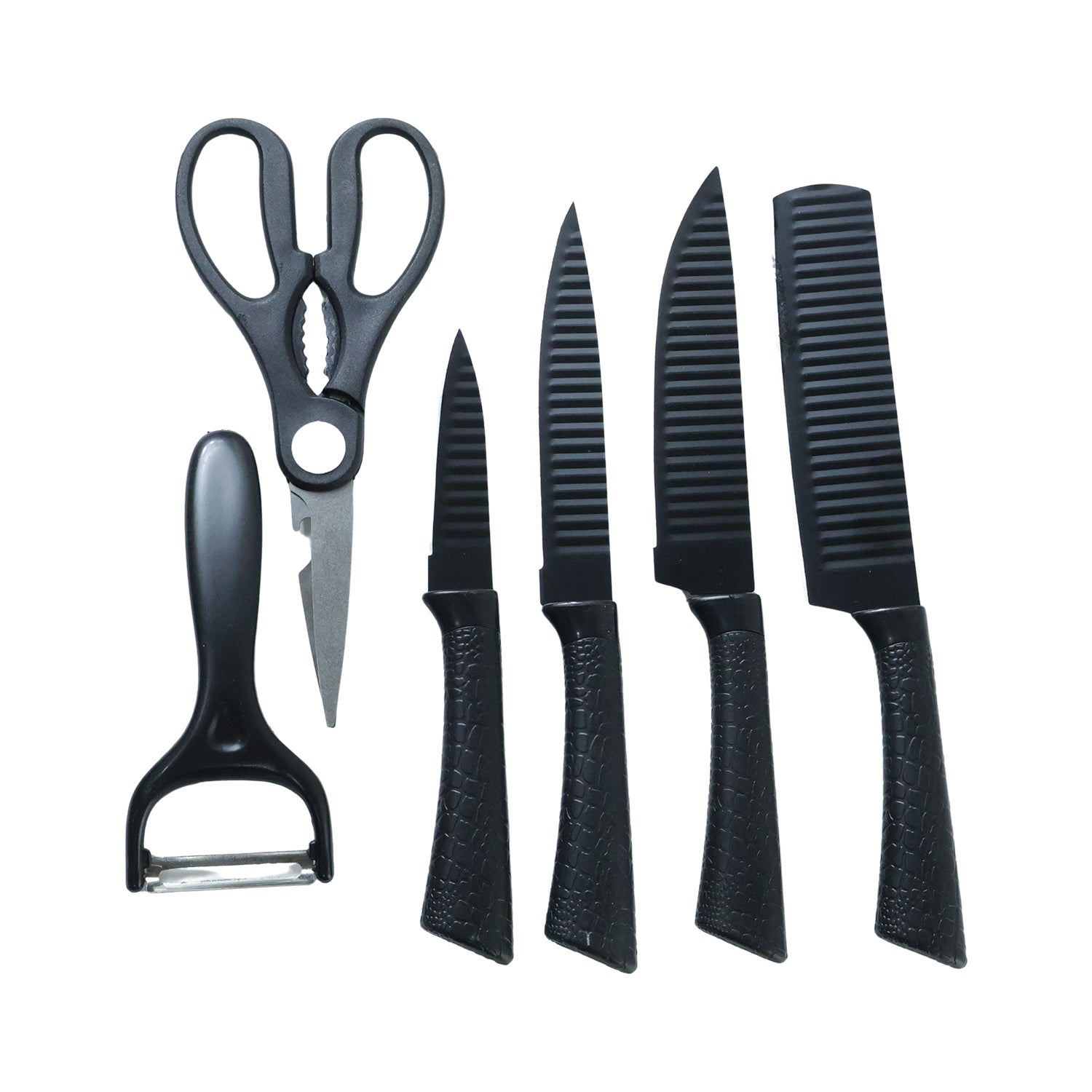 6 In 1 Premium Kitchen Knife Set (1 Set)