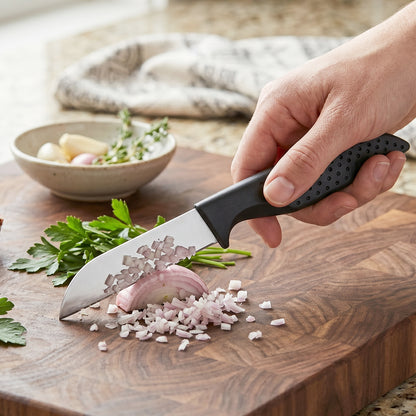 Kitchen Knife Set With Ergonomic Handles Stainless Steel Chef Knives (12 Pc)