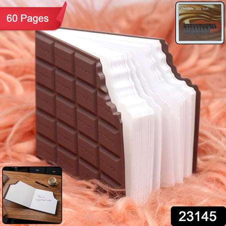 Chocolate Shaped Notebook  Diary 60 Pages (1 Pc)
