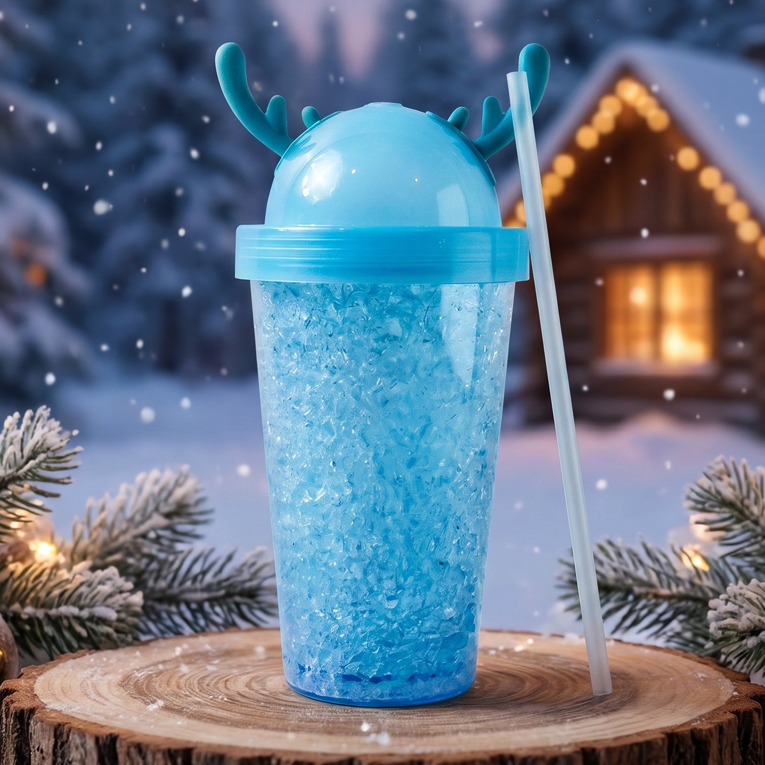 Stylish Swizzy Jelly Tumbler With Straw And Fun Lid (1 Pc 500ml)