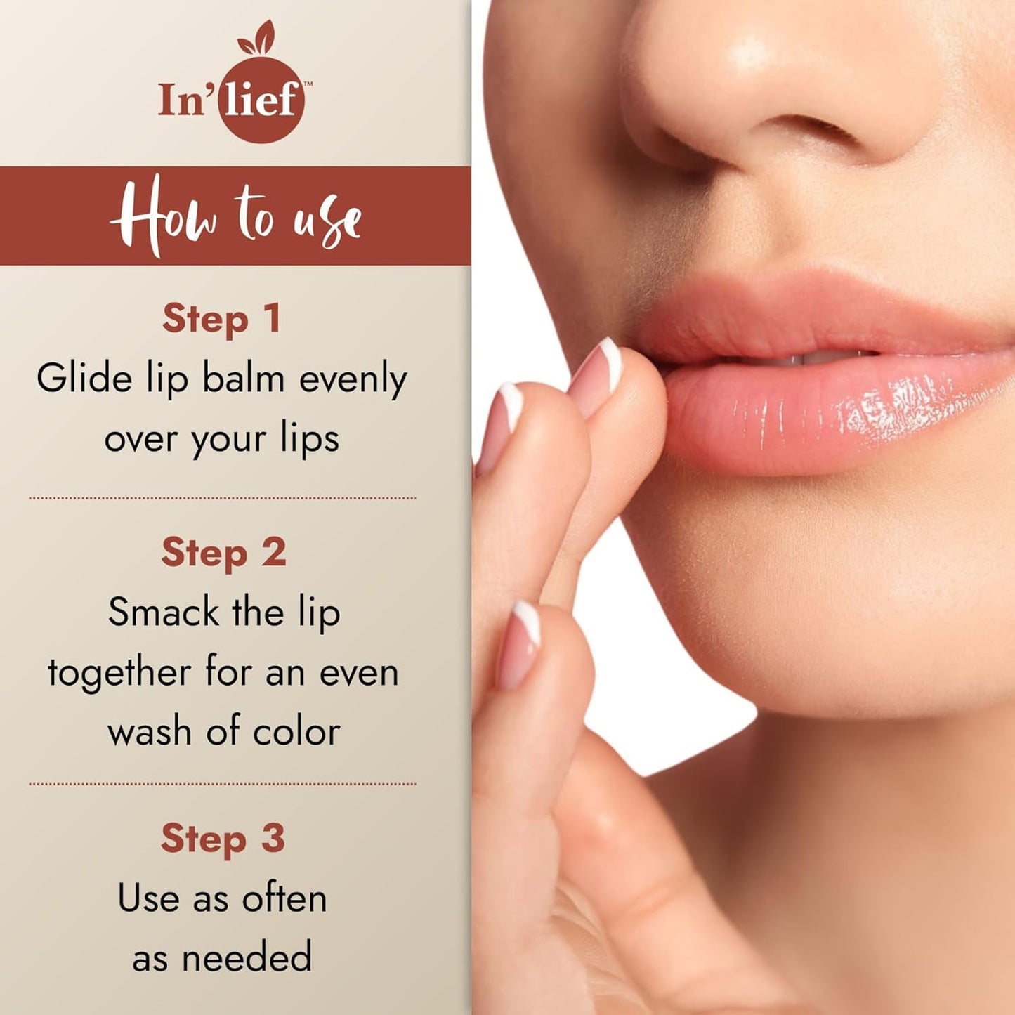 Inlief Moisturizing  Nourishing Lip Balm (1 Pc  15 Gm)