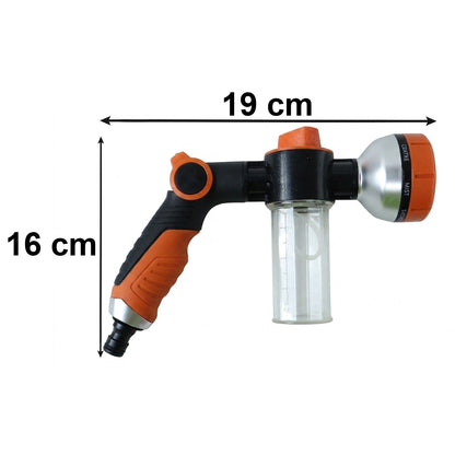 Adjustable Hose Spray Nozzle  Multi-pattern Water Gun For Car  Garden