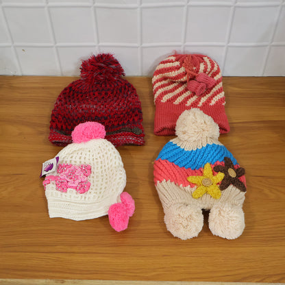Cute Winter Woolen Knitted Caps For Men  Women (1 Pc Mix Design)
