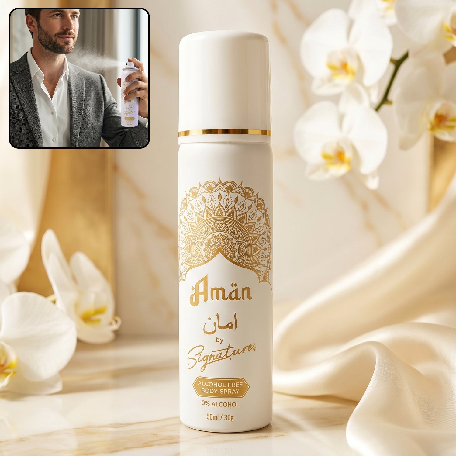 Signature Aman Free Body Spray (1 Pc 50 Ml)