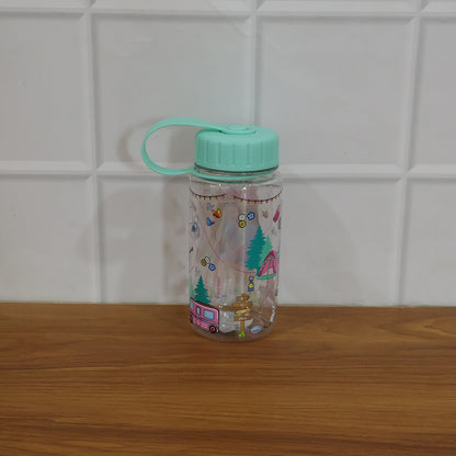 Kids Printed Water Bottle 400 Ml Approx (1 Pc)
