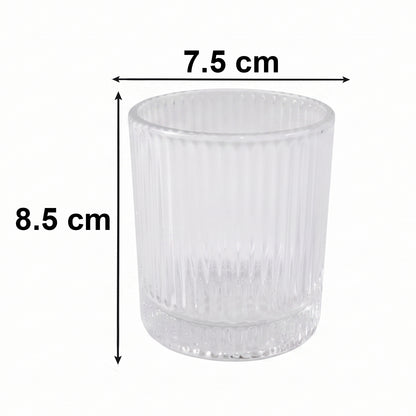 Premium Crystal Glass Tumbler (6 Pc Set 250 Ml Each)