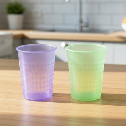 Reusable Plastic Drinking Glass 200 Ml Approx (1 Pc Mix Color)