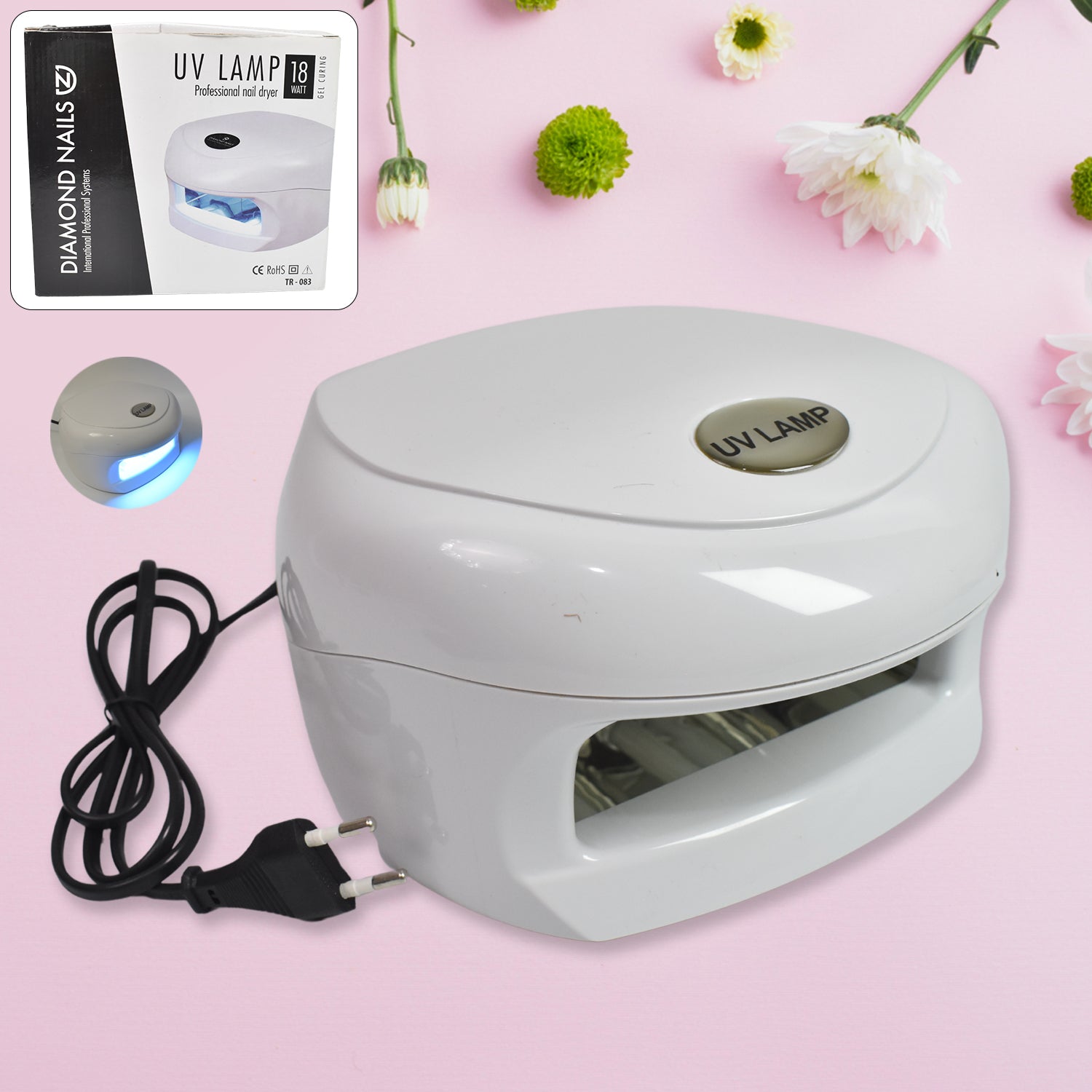 18w Led Uv Lamp Nail Dryer Gel Nail Lamp Nail Polish Curing Lamp (1 Pc)