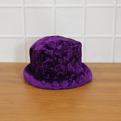 Premium Velvet Designer Bucket Hat For Women (1 Pc)