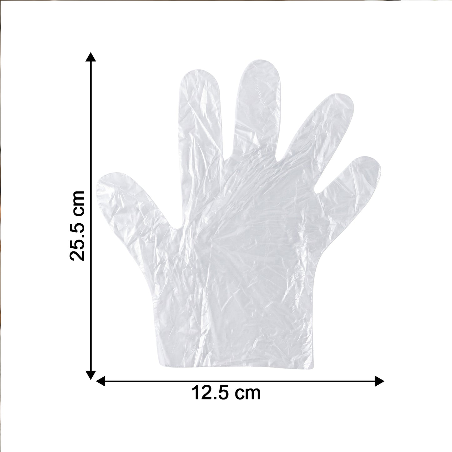 Disposable Small Plastic Gloves For Kitchen Food Handling And Cleaning Tasks (100 Pc)