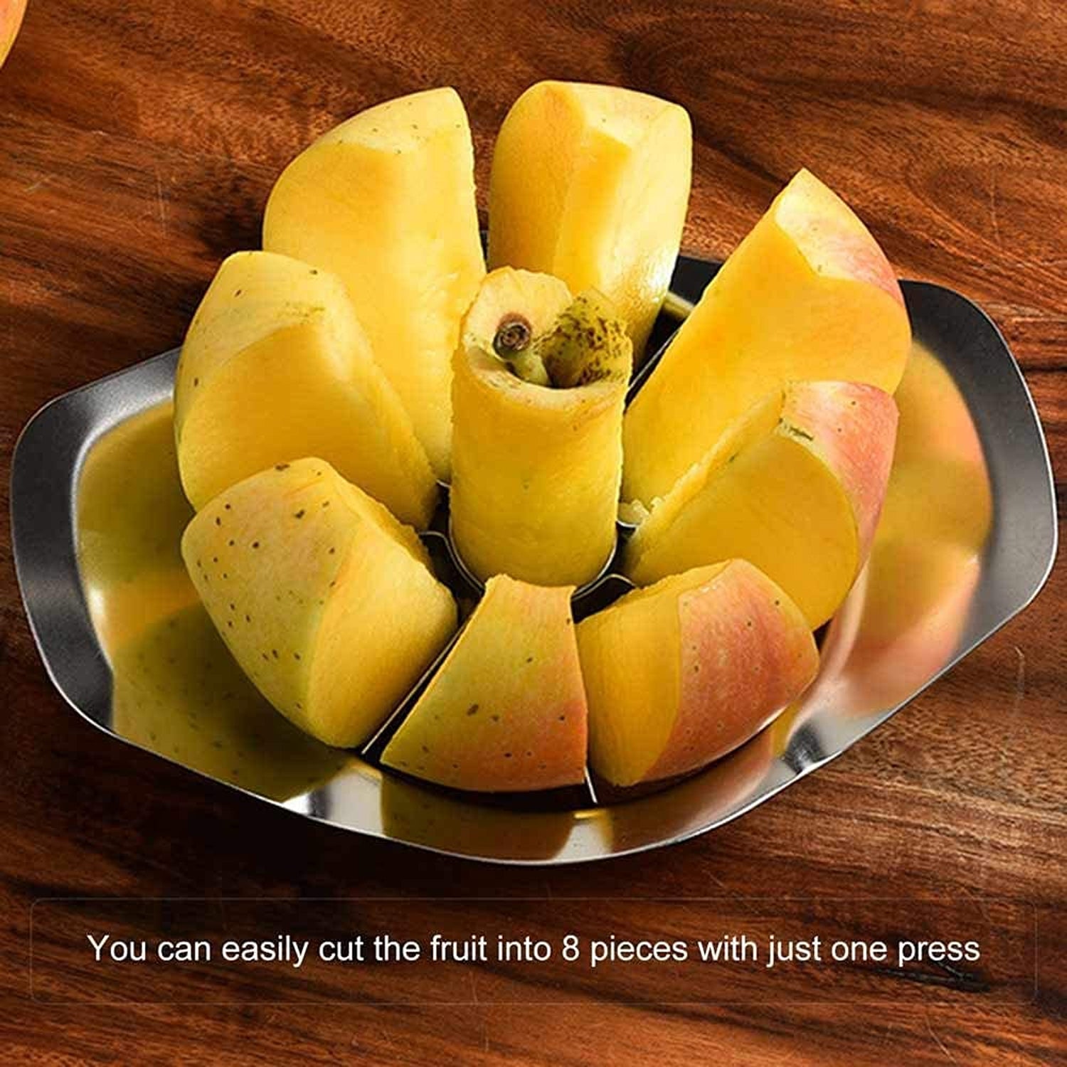 Heavy Duty Stainless Steel Apple Cutter  Slicer (1 Pc)