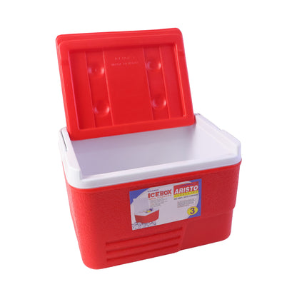 Heavy Duty Insulated Ice Box (1 Pc Red  3ltr)