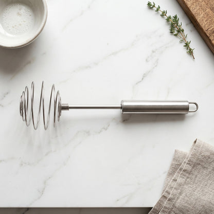Stainless Steel Large Round Spring Whisk Egg Beater For Kitchen Cooking (1 Pc)