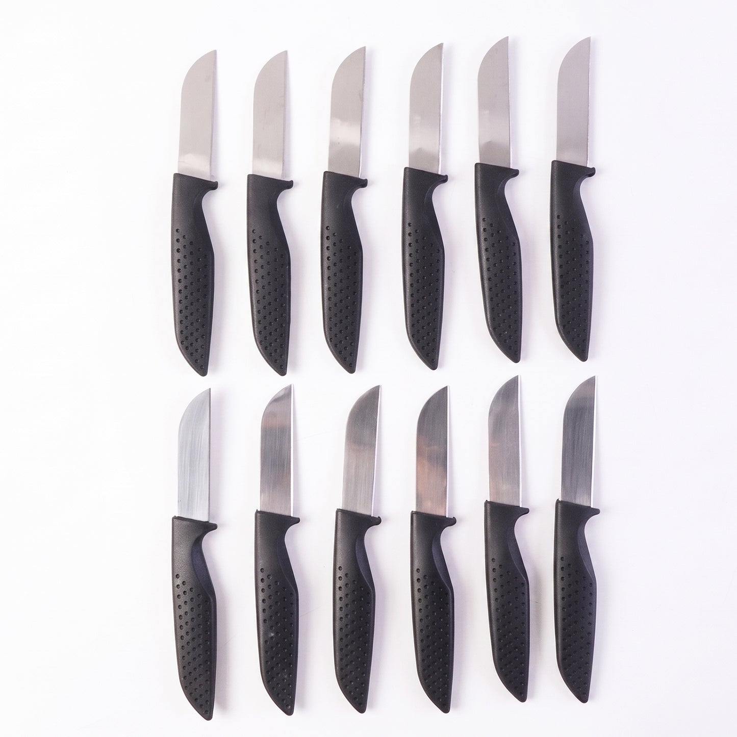 Kitchen Knife Set With Ergonomic Handles Stainless Steel Chef Knives (12 Pc)