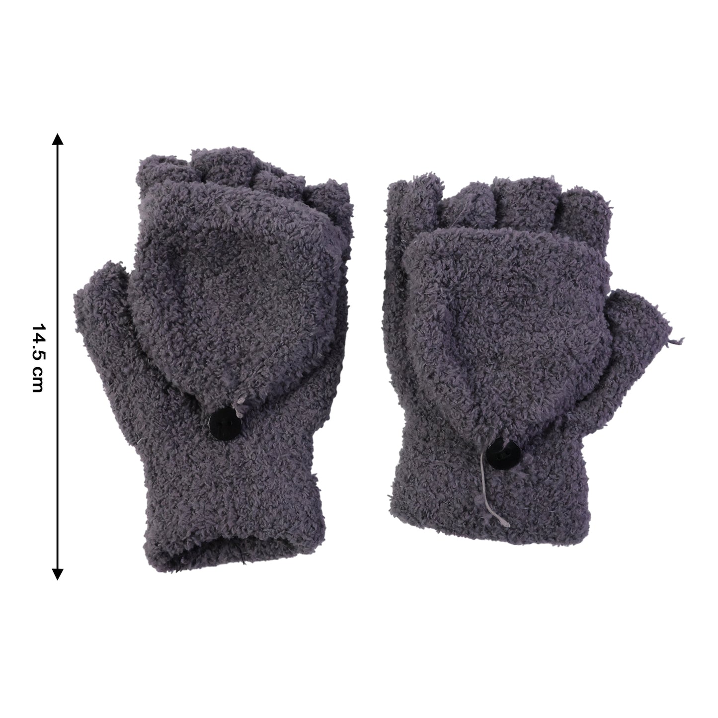 Winter Fingerless Gloves  Soft Warm Hand Gloves For Men  Women  (1 Pair)