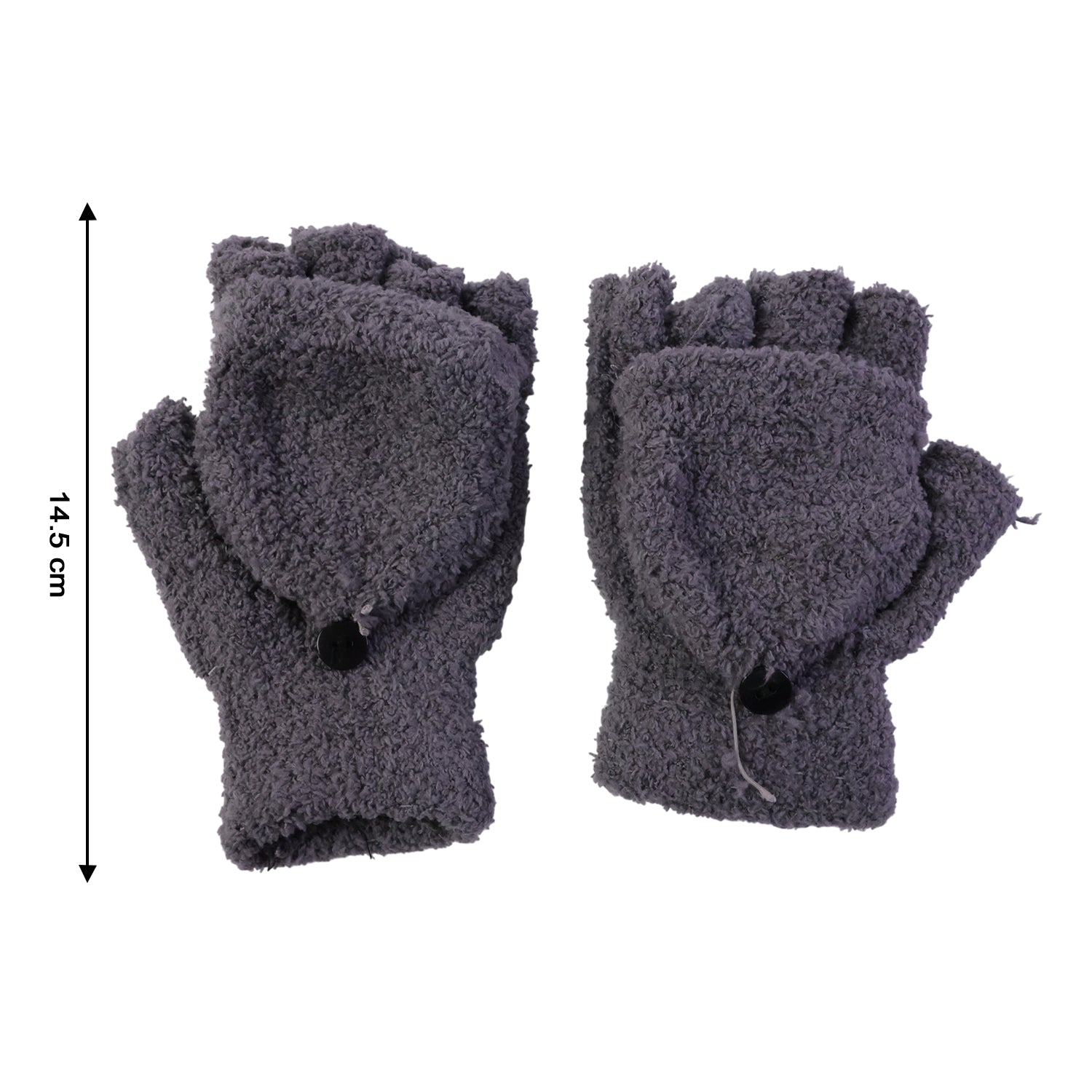 Winter Fingerless Gloves  Soft Warm Hand Gloves For Men  Women  (1 Pair)