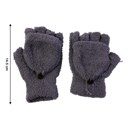 Winter Fingerless Gloves  Soft Warm Hand Gloves For Men  Women  (1 Pair)