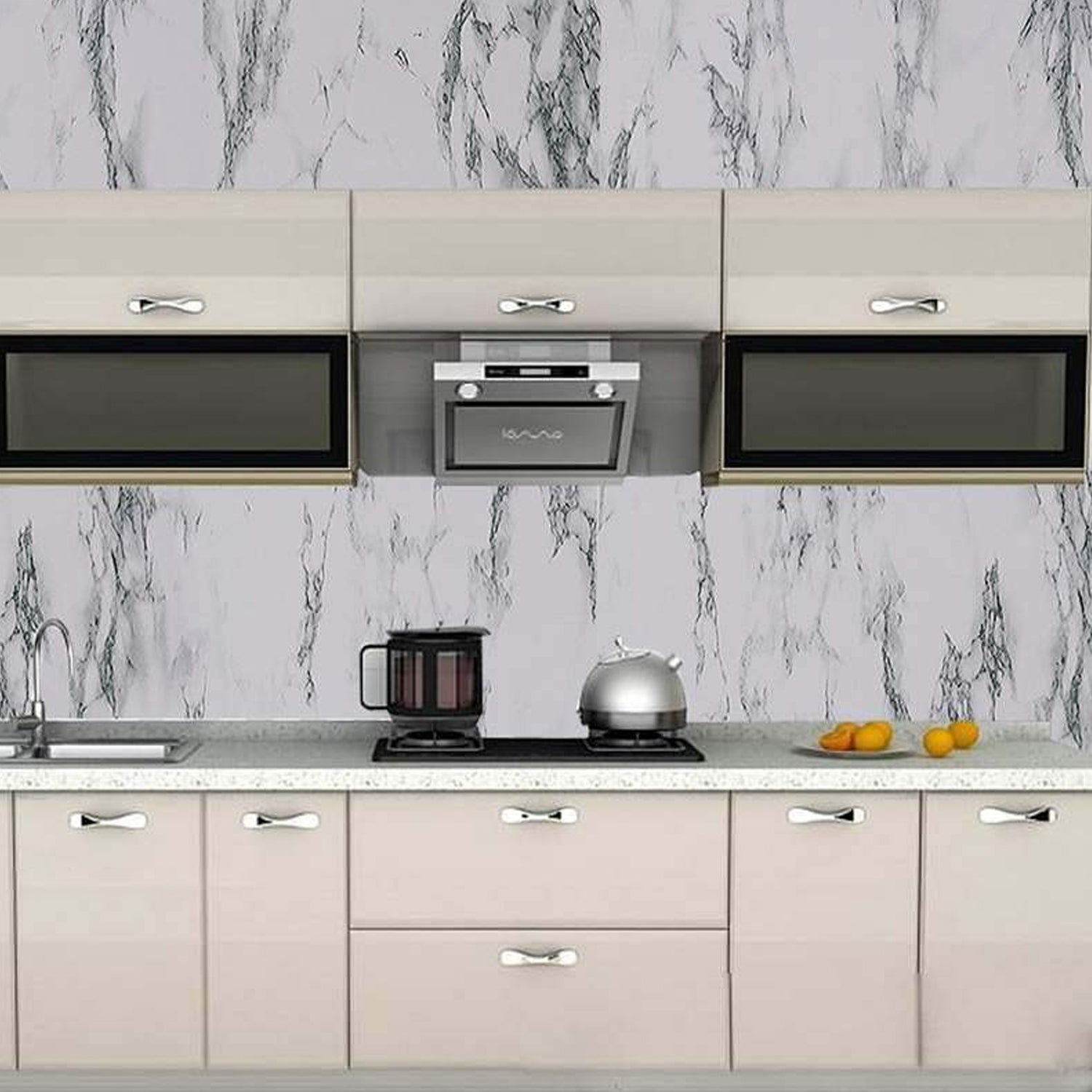 Adhesive Kitchen Wallpaper (2m X 60 Cm)