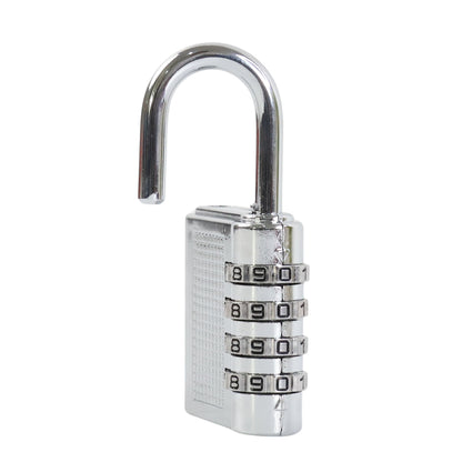 Heavy-duty 4-digit Resettable Combination Padlock (1 Pc)