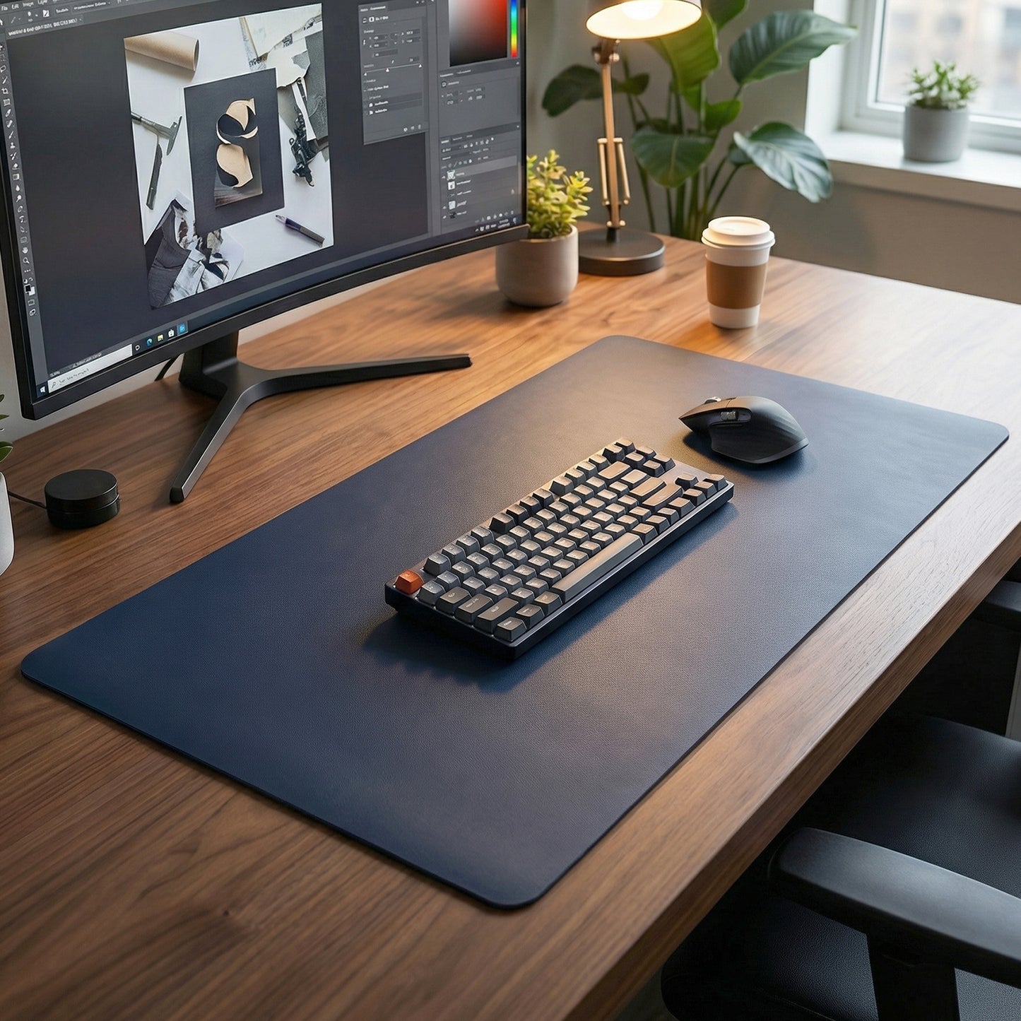 Premium Anti-slip Large Desk Mat Mouse Pad (1 Pc80x40 Cm)