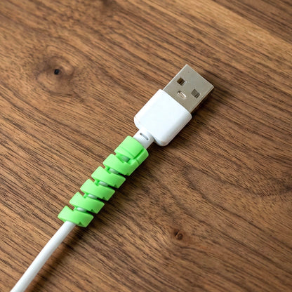 Spiral Cable Protector For Charger Cable (1 Pc)
