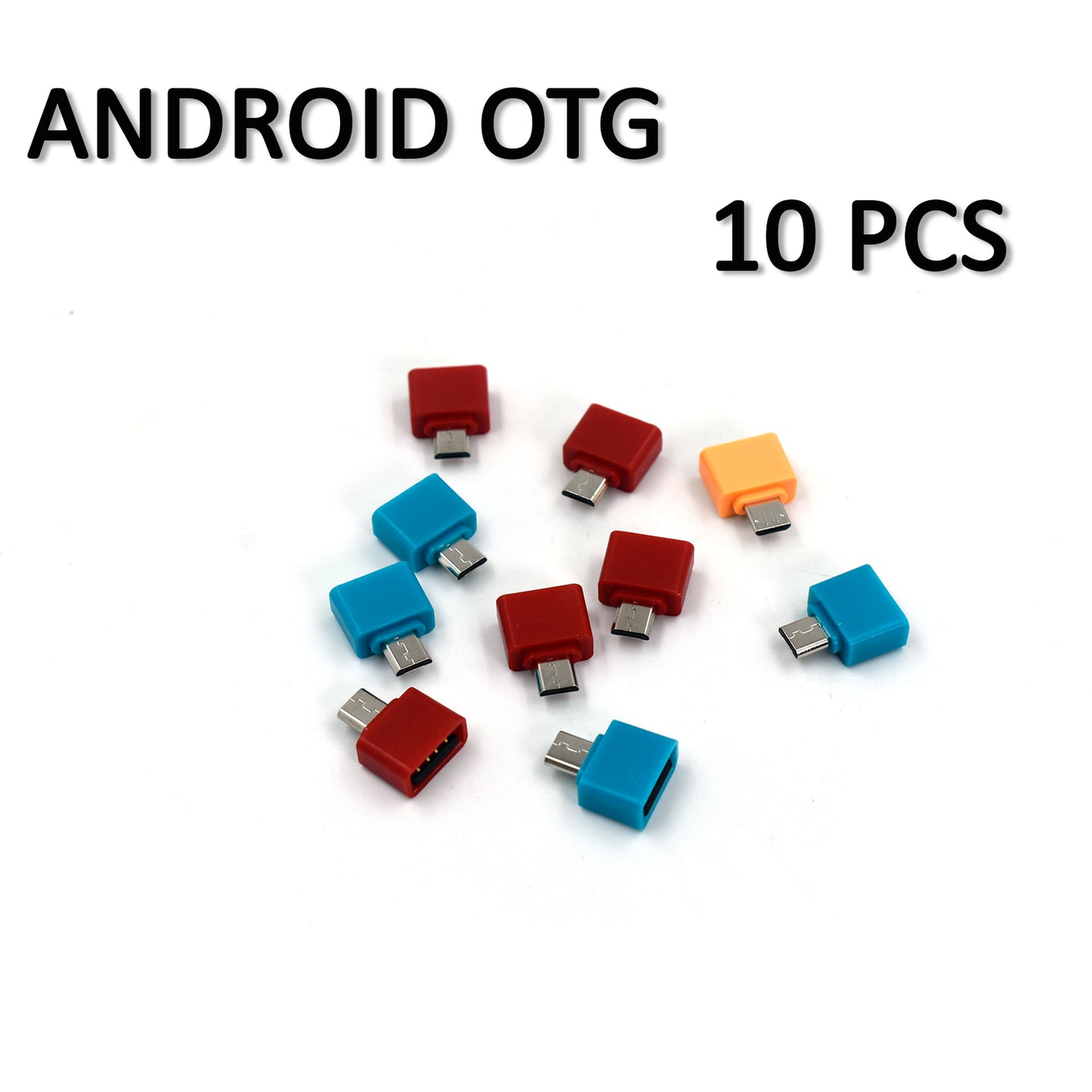 0261 Otg Type C  Usb To Micro Usb Adapter For Android Mobile Smart Phones  Tablets With Zip Pouch (Pack Of 20)