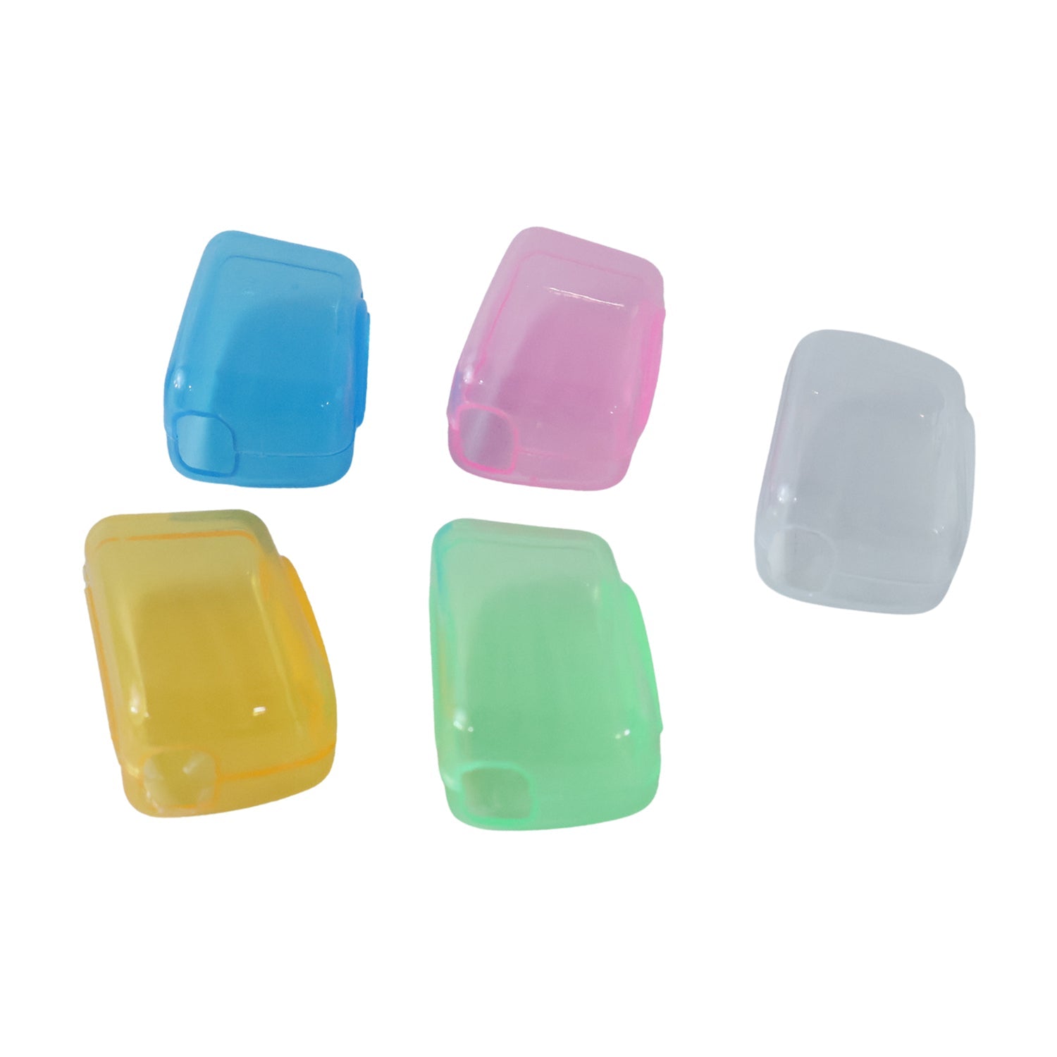 Toothbrush Head Cover Caps Anti Dust Travel Brush Protector (5 Pcs)