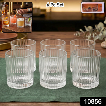 Premium Crystal Glass Tumbler (6 Pc Set 250 Ml Each)