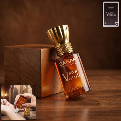 Sagar Java Vanilla Roll-on Attar Alcohol-free Perfume Oil For Men And Women (9.9 Ml)