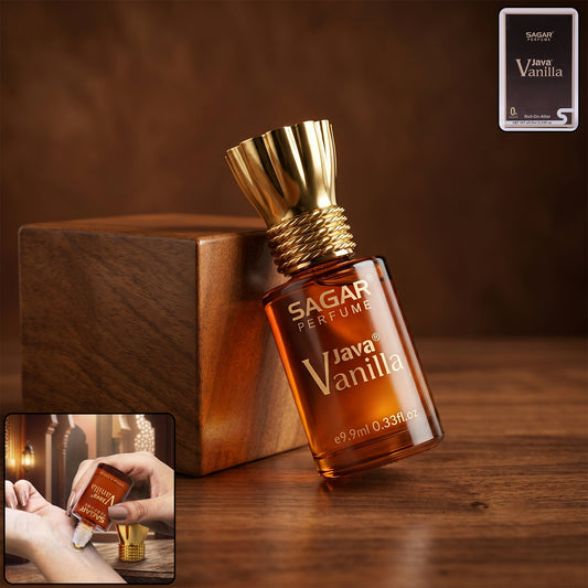 Sagar Java Vanilla Roll-on Attar Alcohol-free Perfume Oil For Men And Women (9.9 Ml)