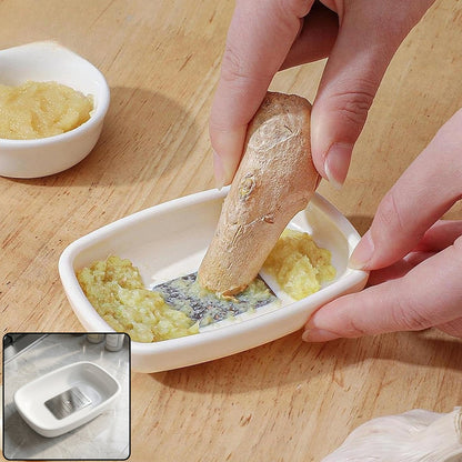 Garlic Ginger Grater Plate  Quick Mess-free Food Prep Tool