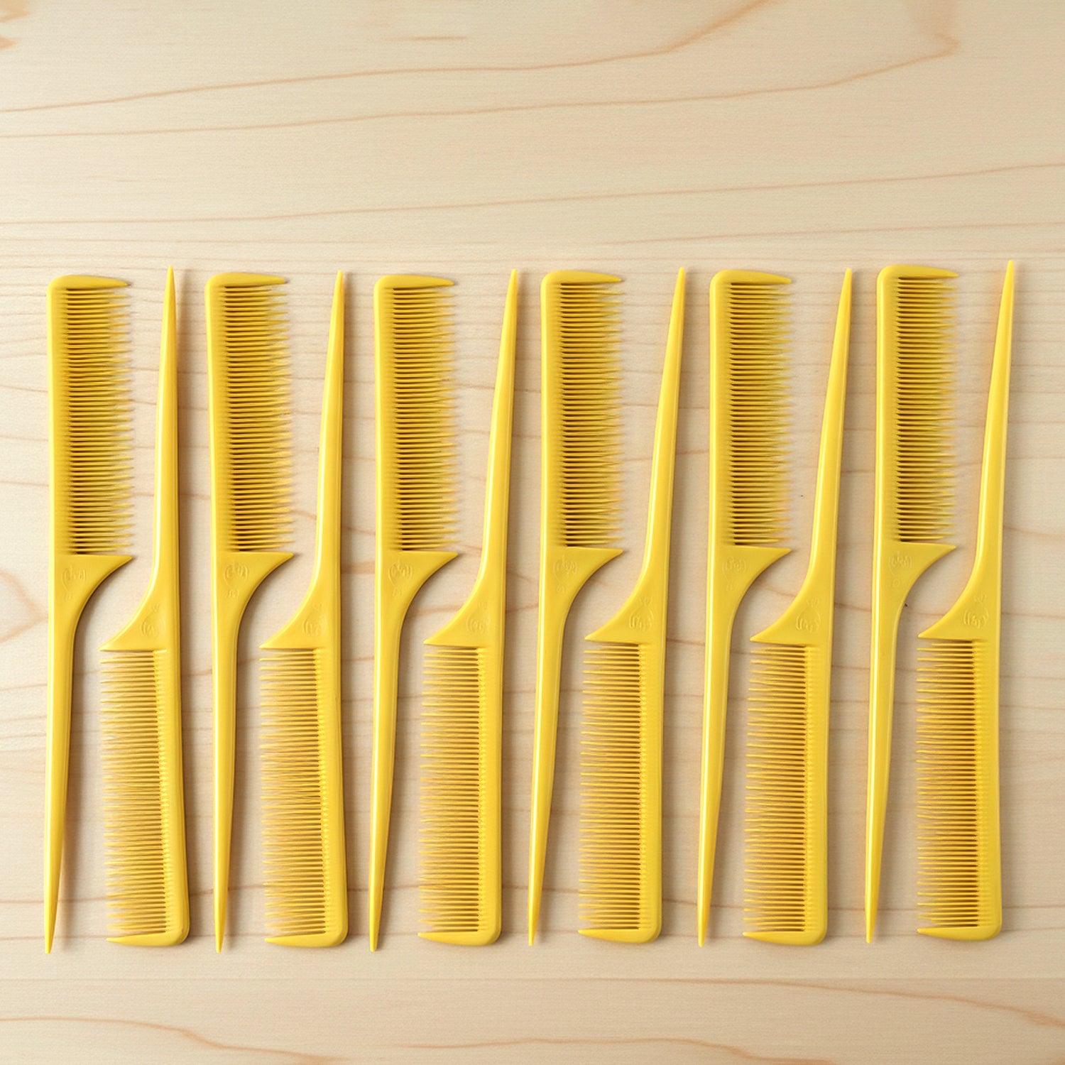 Professional Tail Comb Set For Hair Styling (12 Pc Set)