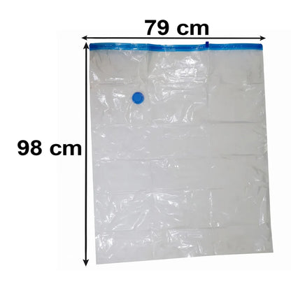 Vacuum Storage Bags with Suction Pump – Space-Saving 5 Pcs Set