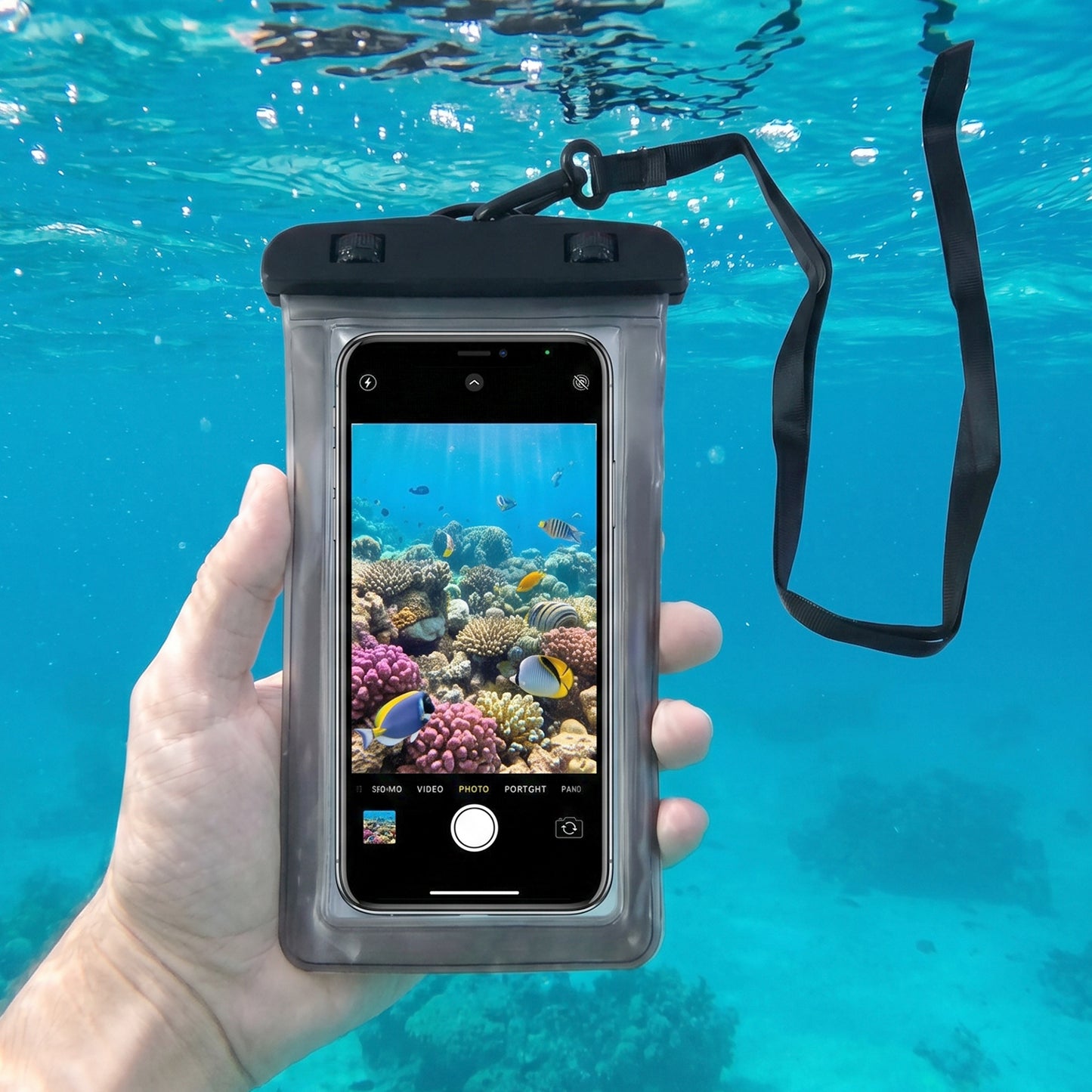 Waterproof Mobile Pouch Cover  1 Pc Universal Sealed Phone Case With Lanyard
