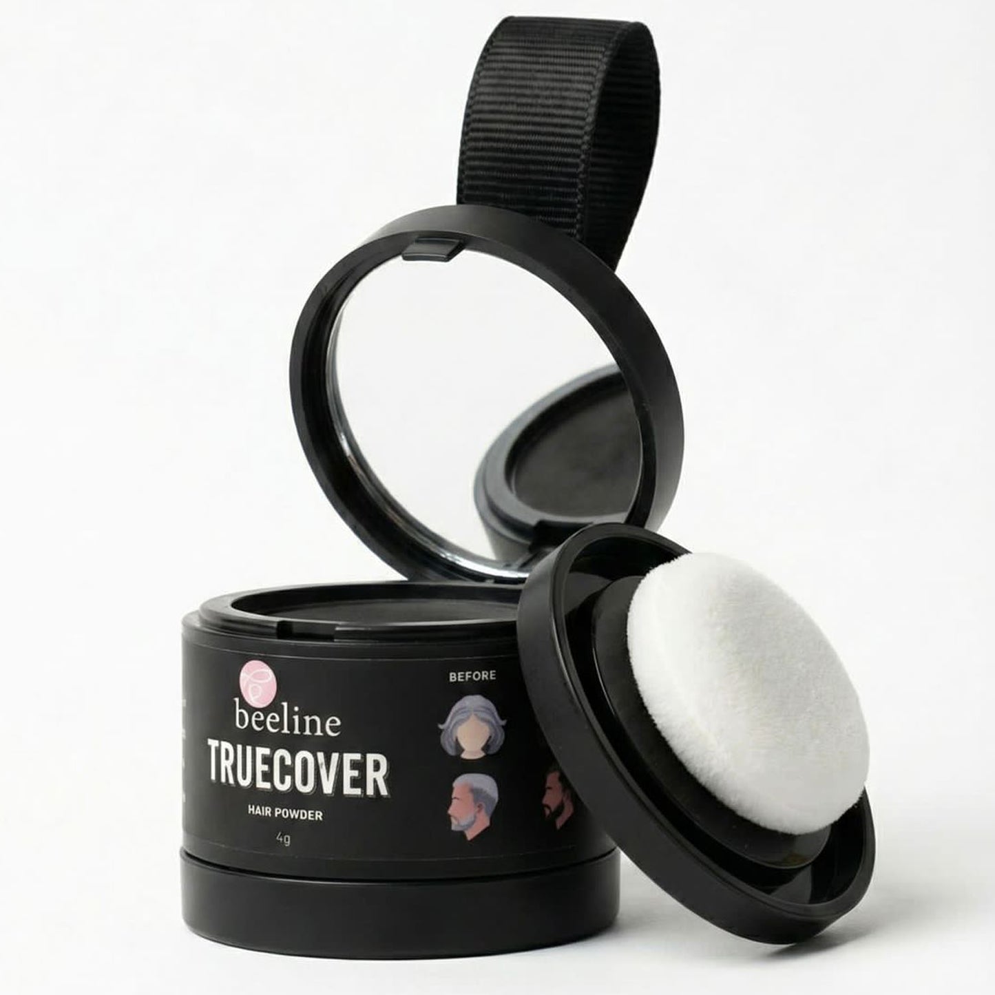 Magic Hairline Color Powder (1 Pc 4 Black Color)