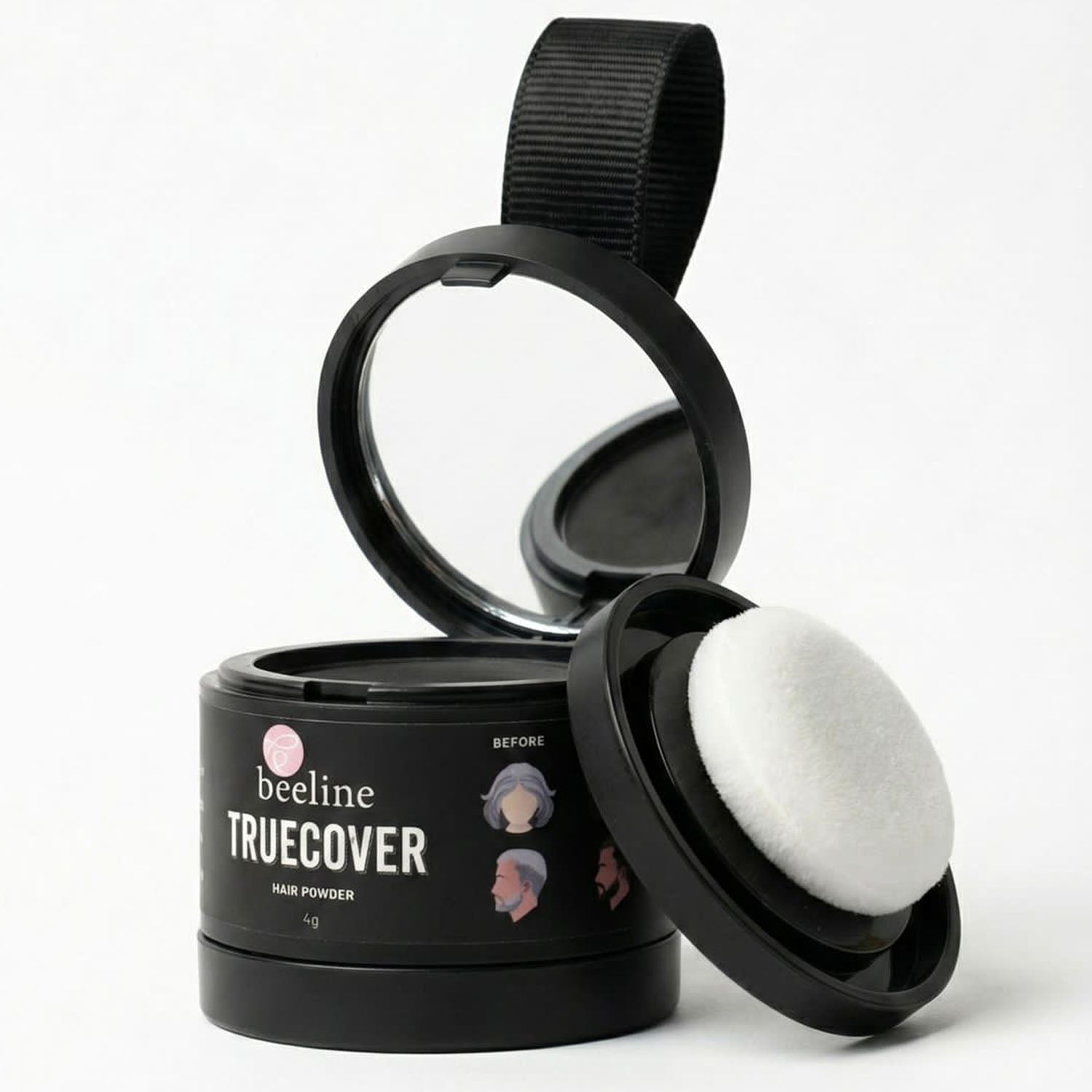 Magic Hairline Color Powder (1 Pc 4 Black Color)