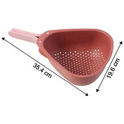 Supermom Kitchen Colander With Foldable Handle And Drain Base