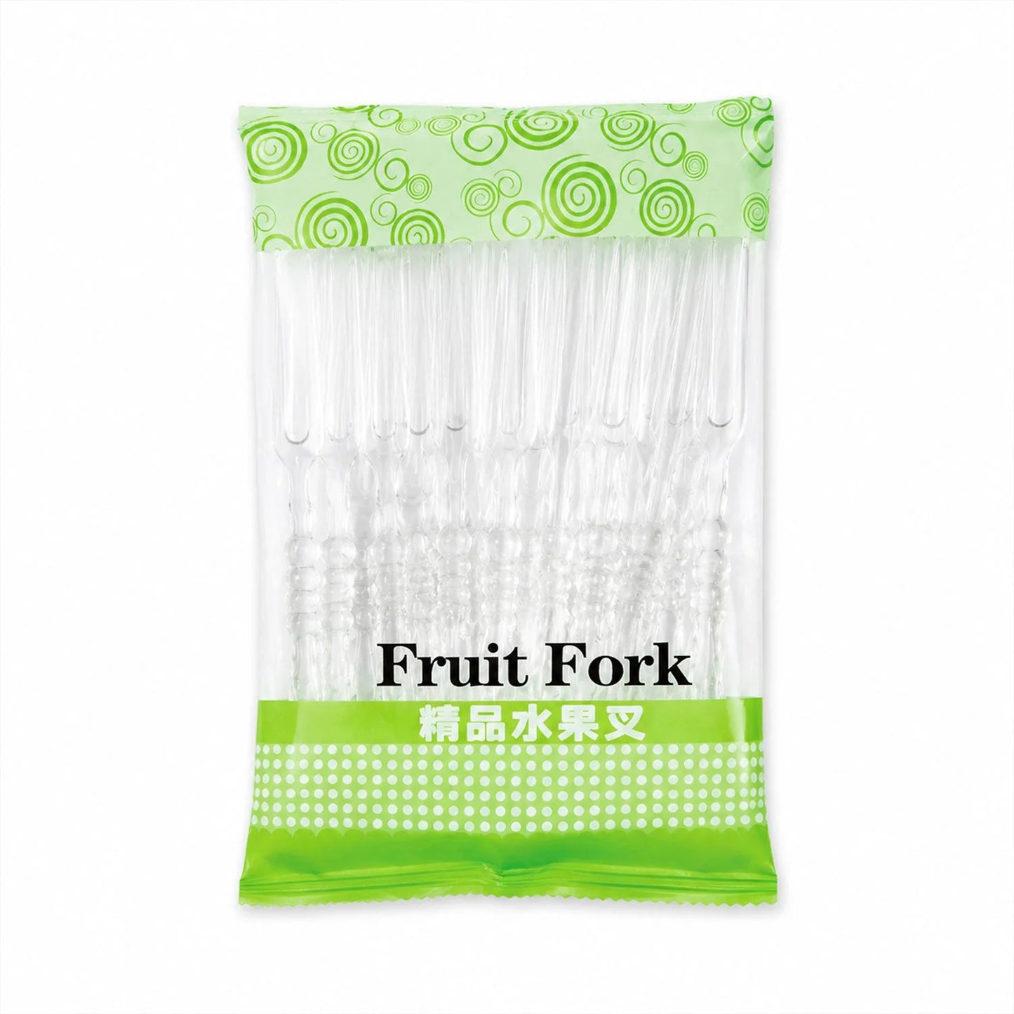 Mini Disposable Plastic Fruit Fork For Parties Snacks And Desserts (1 Pack)