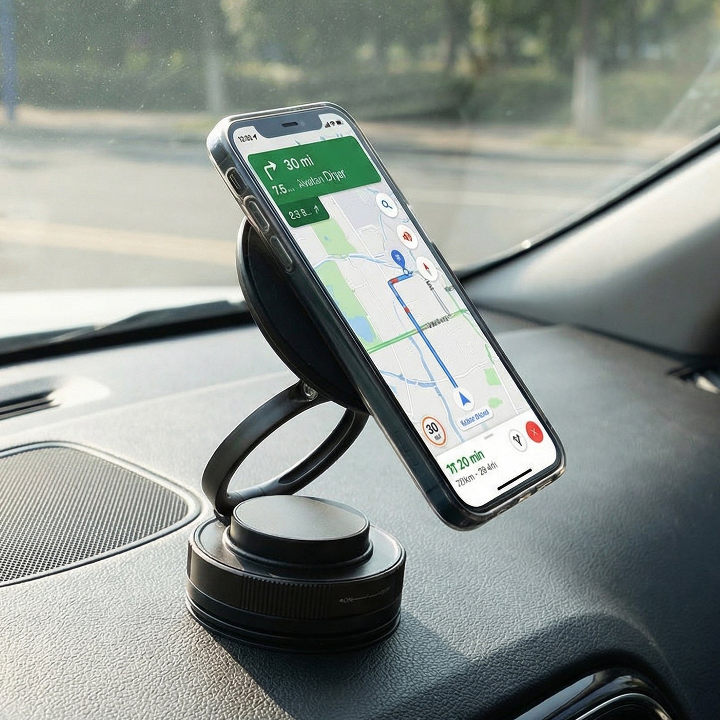 360 Rotatable Magnetic Mobile Phone Holder Stand (1 Pc)