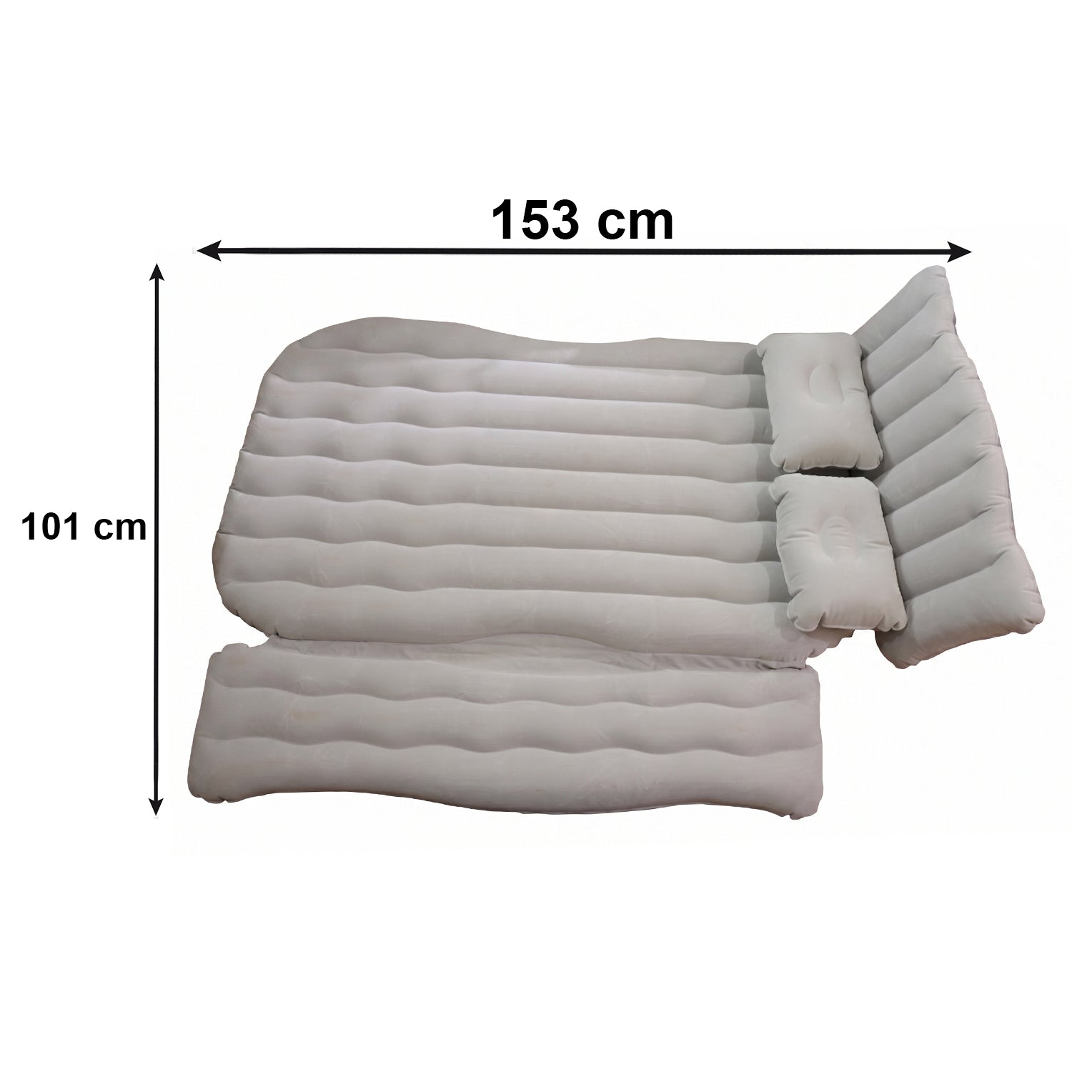 Portable Car Air Mattress Bed Set With 2 Pillows And Air Pump