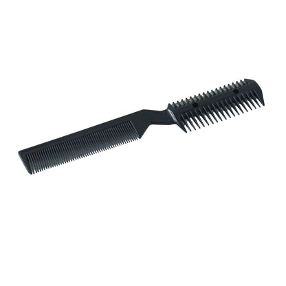 2 In 1 Double-sided Hair Cutting Comb With Razor Blade (1 Pc)