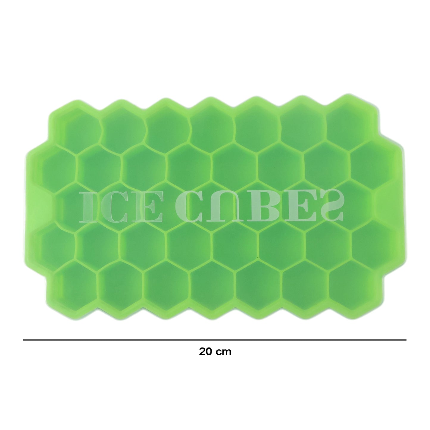 Premium Honeycomb Silicone Ice Cube Tray With Lid (1 Pc)
