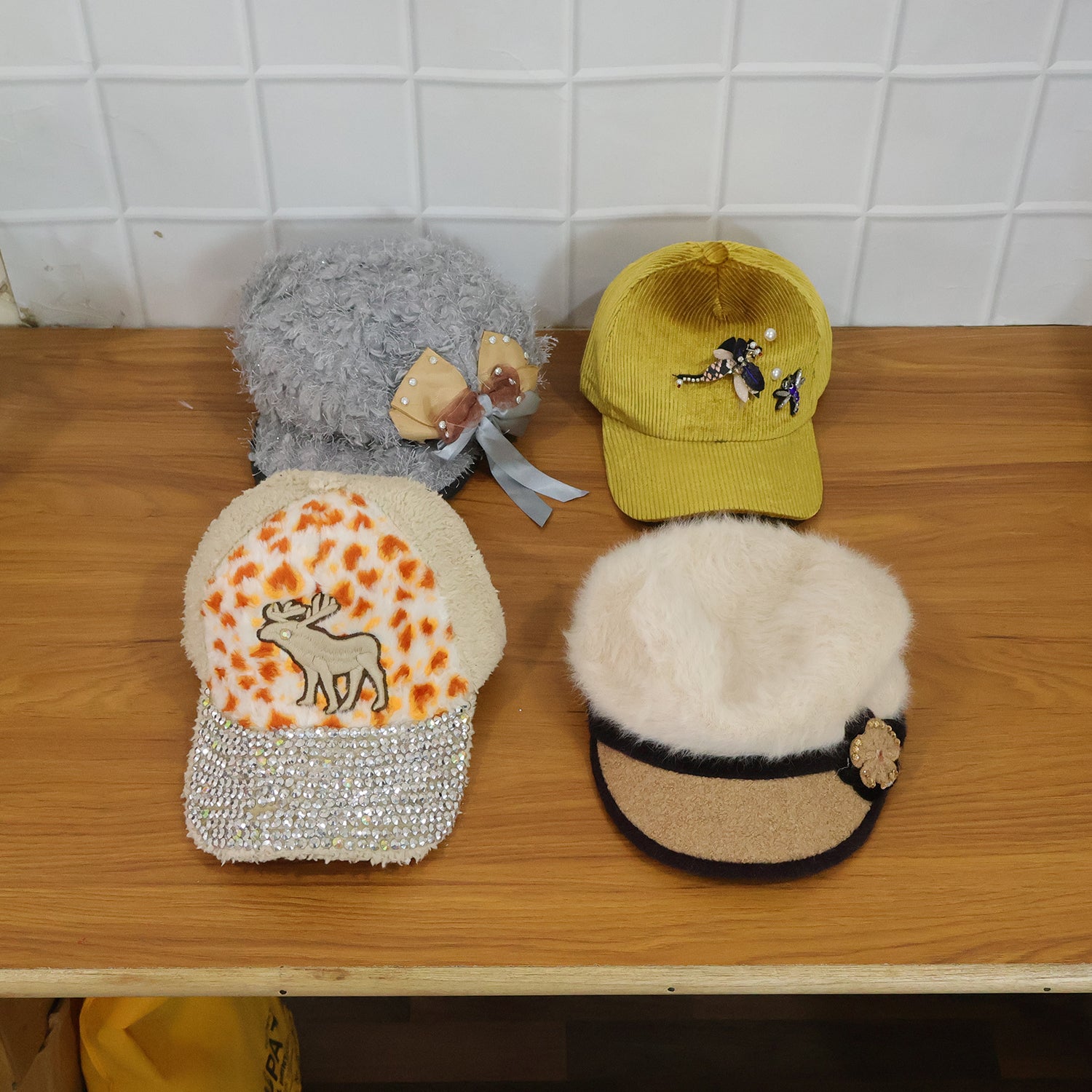 Stylish Winter And Summer Designer Cap (1 Pc Mix Design)