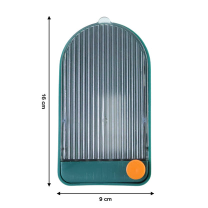 Wall Mounted Soap Holder With Drain Tray (1 Pc)